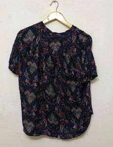Trendy New Paisley Print Top