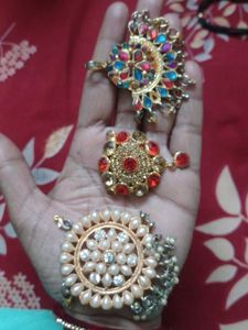 Set of 3 Indian pendants