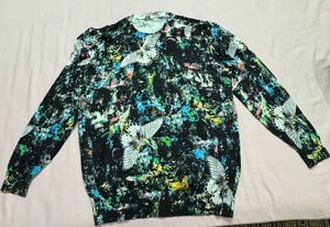 Butterfly Print Sweater