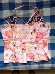 Pink corset Top