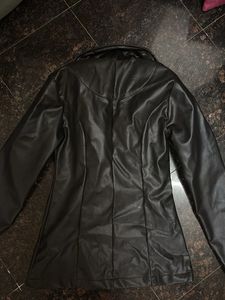 Black Faux Leather Jacket