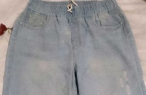 Light Wash Wide Leg Jeans