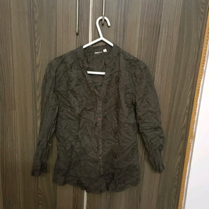 Chocolate brown vintage shirt