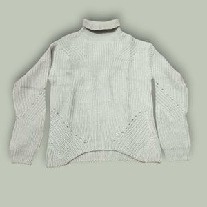 Women Turtle Neck Green Sweater