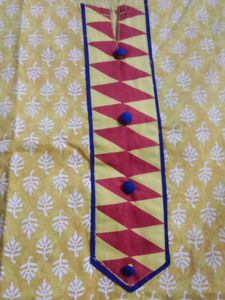 Srishti Yellow Printed Kurta - Size M