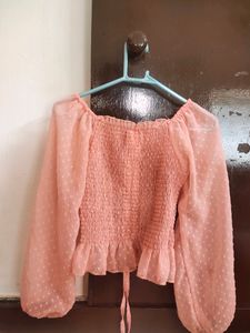 Puffed Sleeves Tops/Tunic