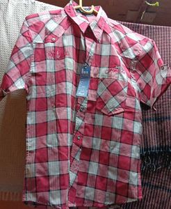Half Sleeves Ready Made Cotton Mix Shirt
