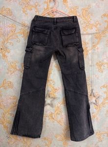 Y2K Flare Cargo Jeans