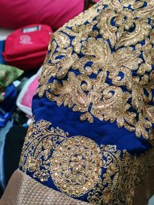 Elegant Blue Embroidered Kurta Set