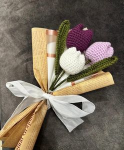 Crochet Tulips Bouquet