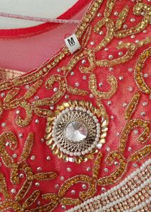 Elegant Red Ethnic Gown