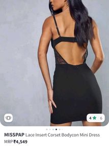 Lace Corset Bodycon Mini Dress
