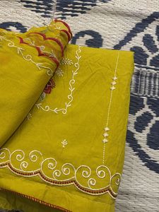 Yellow Embroidered Salwar Kameez