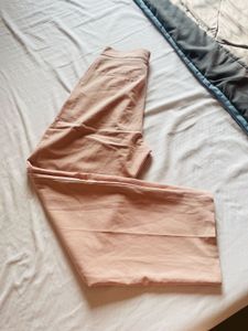Peach Wide Leg Pants