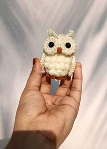 Amigurumi Owl Keychain /charm