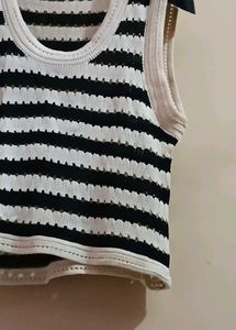 Striped Knit Tank Top