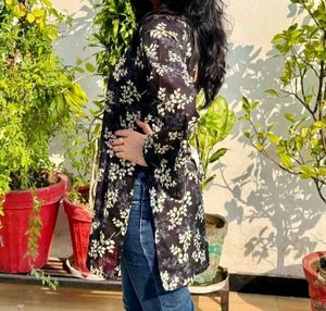 Floral Print Kurta