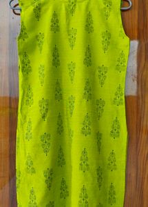 green short kurti