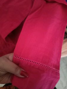 Rose pink Cotton Kurta