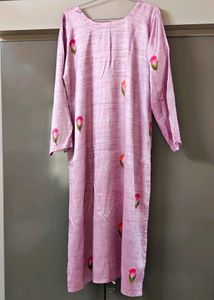 Floral Hand-Painted Kurta set