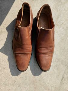Woodland brown formal/ casual slip-on shoes