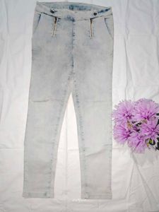 Acid Wash Denim Jeans