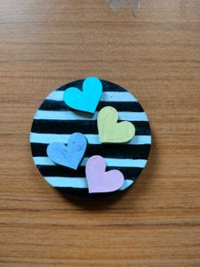 Handmade Heart Fridge Magnets &amp; Keychain