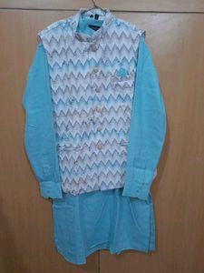 Kurta Payjama With Blazer