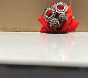 Silver Jhumka Earrings