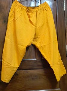 Blue Yellow Kurta Set