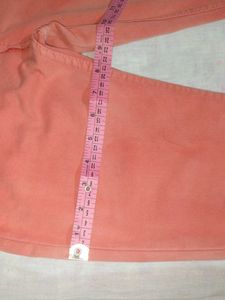 Salmon Skinny Jeans