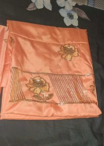 Peach Dress Material