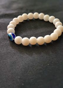 Evil Eye Pearl Bracelet