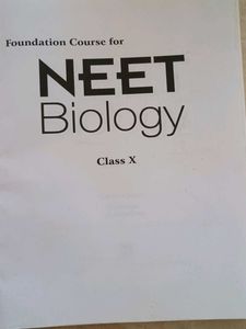 NEET Biology Foundation Course