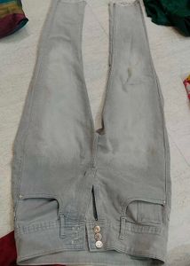 Gray Denim Jeans
