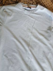 Light Blue Textured Tee