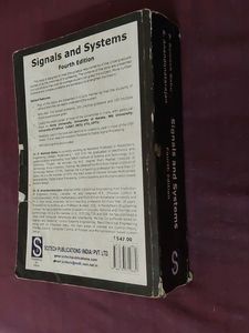 Signals and Systems Fourth edition P. Ramesh Babu R. Anandanatarajan