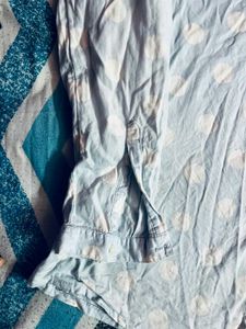 Blue Polka Dot Shirt