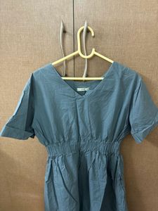 Blue Casual Everyday Comfortable Dress