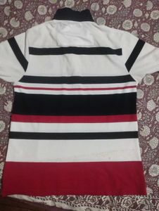 Striped White Shirt