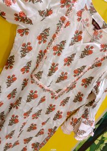 Floral Print Kurta