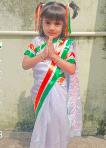 Tiranga Saree for Kids