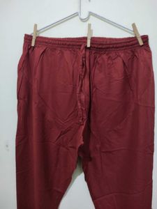 Biba Maroon Black Printed Kurta Pajama Dupatta