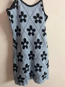 Floral Knit Mini Dress