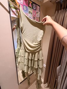 Littlebox Lime Ruffle Dress