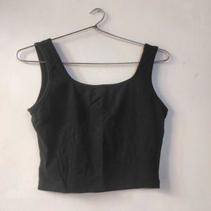 Black Rhinestone Tank Top