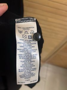 Black Tie-up Dress, Size Small,