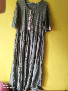 Striped Tassel Dress
