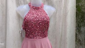 Sparkly Pink Party Dress
