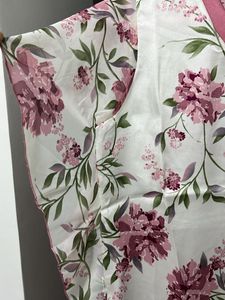 Floral Print Top ,top Part Of Night Wear